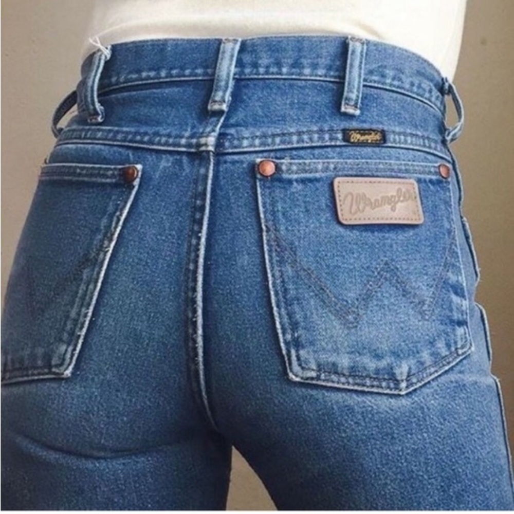 Vintage Wrangler Cowboy Cut 33x36 Slim 🔥 100% Cotton